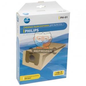 Мешок-пылесборник пылесоса Philips (комплект 4 штуки), бумажный PH-01